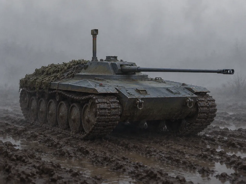 Tank Skerry, kelas Light: Siluet terendah di lapangan.